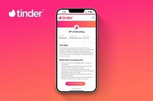 Ad of the Day: Tinder seeks a ‘VP of Ghost Hunting’ to revive dating etiquette