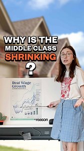 32K views · 582 reactions | The middle class is getting smaller because so many people are joining the upper class, not because they’re falling into poverty. In fact, more than 1 in 3 American households bring in six-figure incomes or higher, and that portion is growing. : Eddie Marshall | Reason Magazine | Facebook