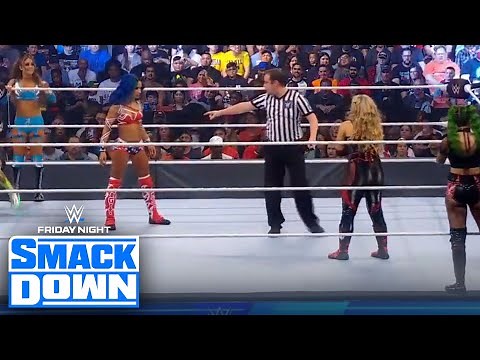 Sasha Banks returns to SmackDown for Six-Woman Tag Team Match | FRIDAY NIGHT SMACKDOWN | WWE ON FOX