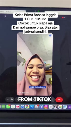 Kelas Privat Bahasa Inggris, 1 Murid 1 Tutor, cocok untuk siapa aja, dari nol sampe mahir dan juga bebas request jam. Seruuuuu!!! #Kelasbahasainggris #kelasprivate #lesbahasainggris #belajaringgris #lesprivate