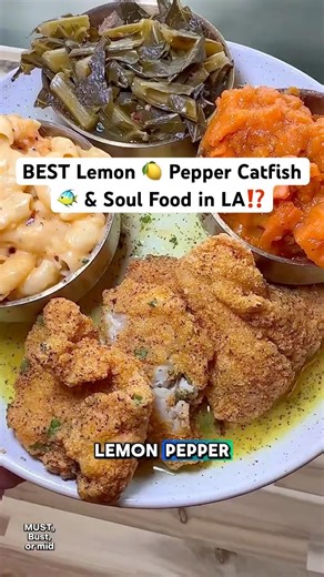 BEST Lemon Pepper Catfish & Soul Food in LA?📍Soul Delicious #foodie #foodvlog #seafood #foodcritic
