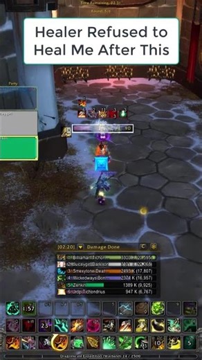 Healer Refuses to Heal Me in Solo Shuffle | World of Warcraft Midnight | #worldofwarcraft