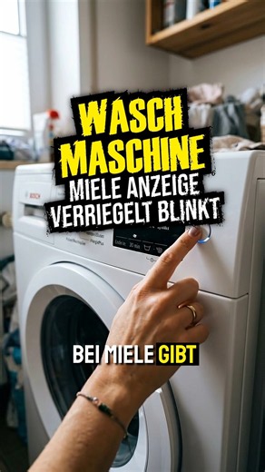 Waschmaschine Miele verriegelt Anzeige blinkt. 😯 #ersatzteilshop #reparatur #diy #waschmaschine