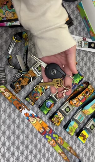 Scooby-Doo Mystery Machine Key Chains Collection