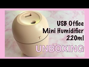 USB Pink Mini Office Ultrasonic Air Humidifier 220ml from Shopee