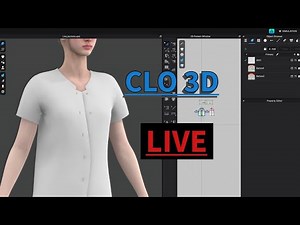 Basic of CLO 3D 30 Minutes Crash Course CLO 3D (Buttons/Buttonholes 3-3.2)
