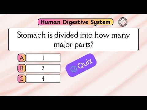 Human Digestive System | 20 Must-Know Biology MCQs for Exams