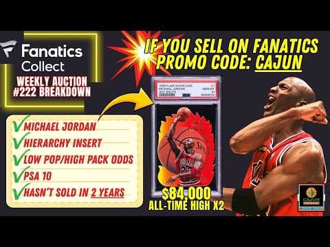 Basketball Card Deja Vu? Prices Soaring Again This Week - Fanatics Weekly Auction #222 Recap