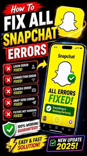 Snapchat Not Working Fix All Snapchat Errors