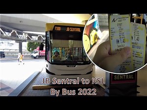 How to take a bus from JB Sentral to KSL 2023