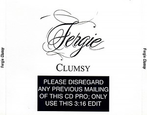 Fergie – Clumsy (2007, CDr)