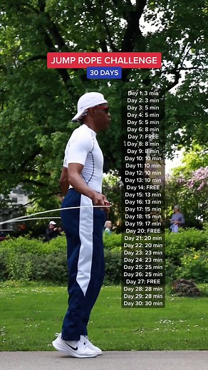 You can jump for 30 seconds and rest for 30 seconds until the GOAL time is achieved🔥#jumprope #jumpropechallenge #jumpropetraining #skippingchallenge #skippingrope #buddyleejumpropes