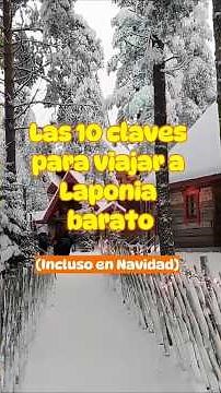 Tips para viajar a Laponia barato