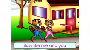 The Busy Beaver Song (Level 1 English Lesson 01) CLIP - Kids English Language Learning, ESL, EFL