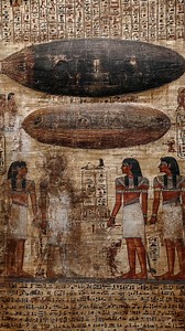748K views · 20K reactions | Ancient Egyptian Papyrus Depicting ‘Sky Ships’ Found in Abydos #egypt #ancient #ufo #mystery #shorts | Life's Biggest Questions | Facebook