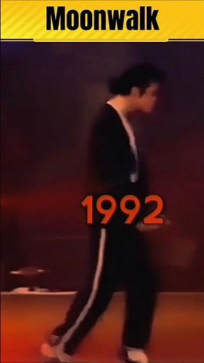 Evolution of the Moonwalk.