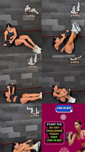 Weighted Plate Ab Circuit — 5 Exercises for a Stronger, More Defined Core | 4 Rounds