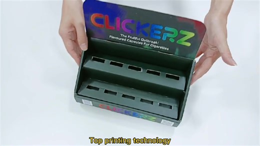 Custom Design Printing Merchandising Promotion Display Box Packaging Paper Advertising Display