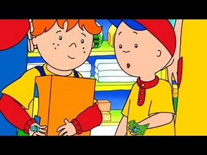 Caillou and Leo Go Shopping | Caillou Cartoon