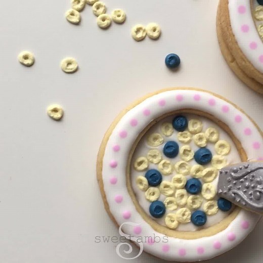 6.8M views · 19K reactions | How cute are these cereal cookies?! I...