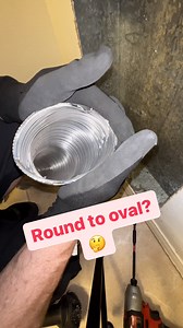 182K views · 1.7K reactions | Tip for fitting semi-rigid flex on to an oval shaped dryer vent | Mrlintguy | Facebook