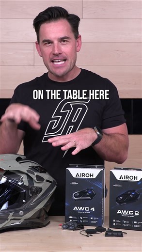 Airoh AWC 2 & AWC 4 Bluetooth Headset - SpeedAddicts.com #shorts