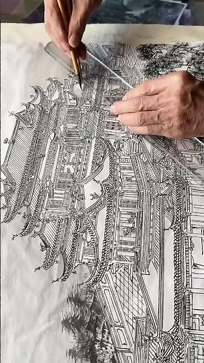 Traditional Chinese drawing techniques