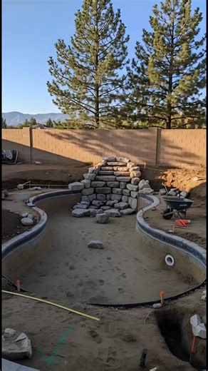 Epic Backyard Pool Transformation | From Empty Yard to Luxury Waterfall Pool