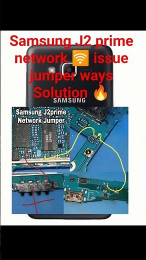 Samsung J2 prime network 🛜 issue jumper ways Solution 🔥 #Samsung #repair