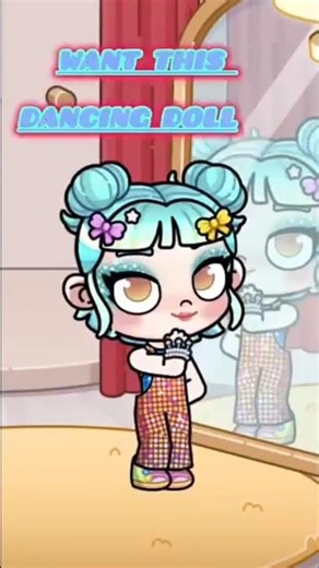 Wow.... Cute 💜💜# DANCING Doll Tutorial # Avatar world game # Pazu 💛