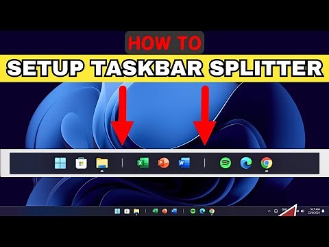 How To Add A Separator Between Taskbar Icons on Windows 11