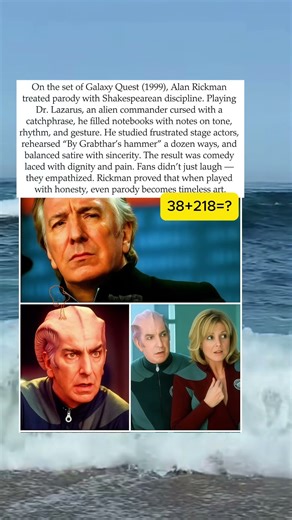 🎭 Alan Rickman The Shakespearean Heart of Galaxy