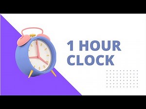 1 Hour Timer - Versatile Clock for Fitness, Focus, Meditation, and More!