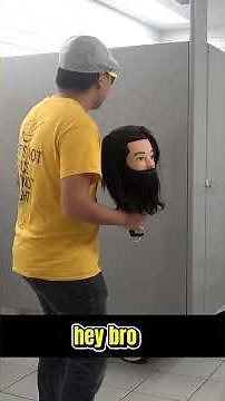 Peeking Into Bathroom Stall Prank!