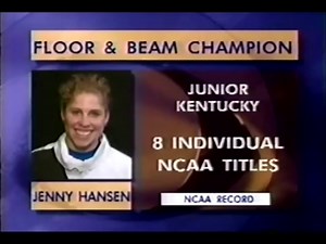 24K views · 1K reactions | NCAA Flashback: 1995 Jenny Hansen (Kentucky) VT/BB Jenny placed 1st on VT, BB, FX, and the AA! 磊磊磊磊 @ukgymnastics @jenhansen17 | International Gymnast Magazine | Facebook
