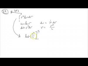 Stewart's Calculus Chapter 7 - Integration by Parts