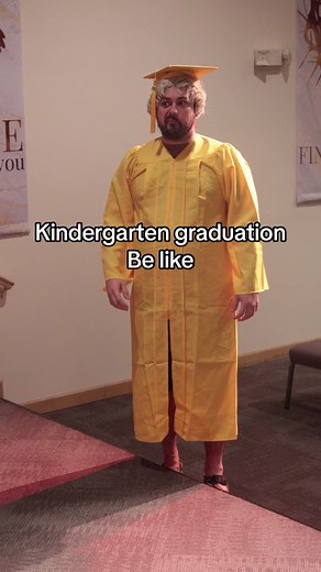 Kindergarten graduation to be like 🤣 #School #Kids #Graduation #Teacher