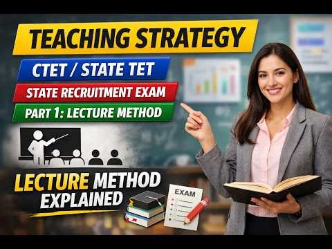 Lecture Method Explained || Teaching Methods in Education | #ctet #kvs #nvs