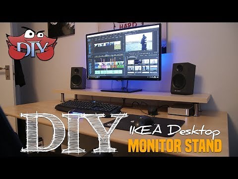 DIY IKEA Desktop Monitor Stand