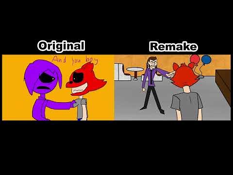A Broken Friendship Comparison Video | Five Nights at Freddy's Animation