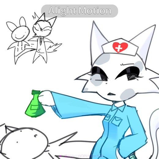 my bf is too tall for me to kiss/#animalhospital #art #funny #ship #edit #animation #fypシ #lol #cat