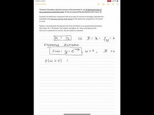 exponential and poisson theorem