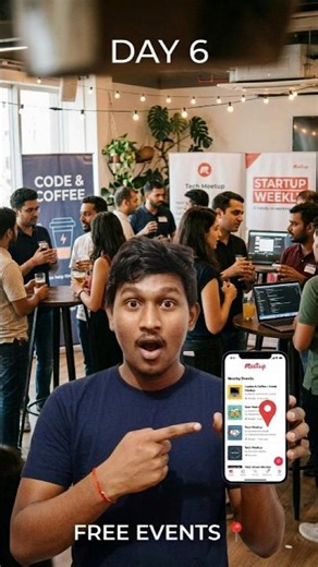 Day 6/30 AI Tools 🚀 Meetup App | Best Networking App for Students 🔥