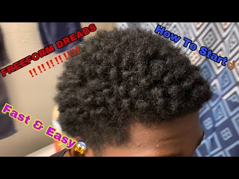 How To Start “FREEFORM DREADS” (Beginners)￼ ￼