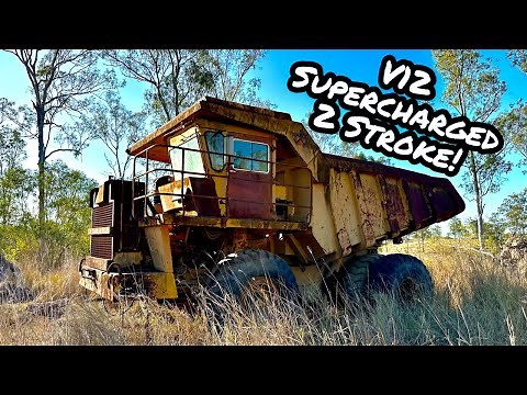 Will it START? V12 Supercharged 2 Stroke GM Detroit Dump Truck SITTING for YEARS