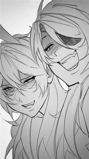 who’s the degrader who’s the degradee we’ll never know ft. My beautiful baby gyal @elia 𓏵 #fyp #art #relatable #wlw #bestfriends