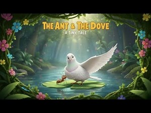 The Ant and The Dove 🕊️ | Moral Story for Kids | Tiny Tales | Friendship & Helping Animated Short