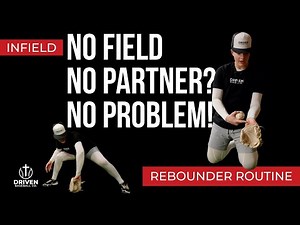 No Partner? No Problem. My Rebounder Infield Routine (Small Space Drill)