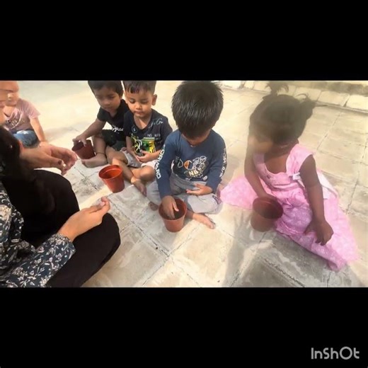 Sapling activity for Our Prekg kids❤️✨