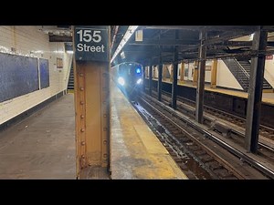 R179/R211A (A) local train at 155th Street (IND Eighth Avenue Line